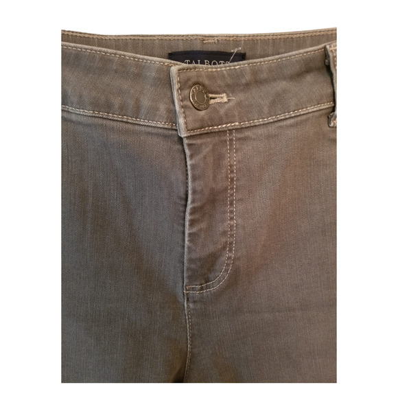 Talbots Signature Women's Gray Pants Size 12 (36/37) Inseam 27.5 in stretch - Picture 3 of 8